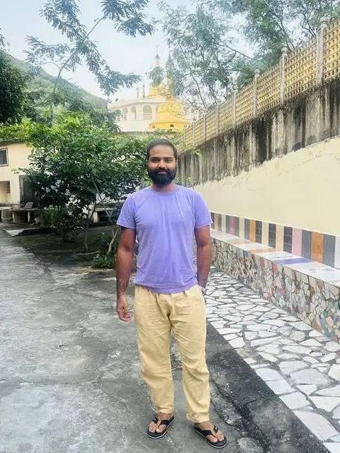 Rajat at Vipassana centre